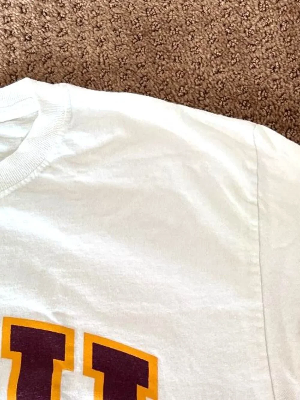 Champion ASU Arizona State University tshirt M Medium White Unisex Mens Womens - Picture 2 of 3